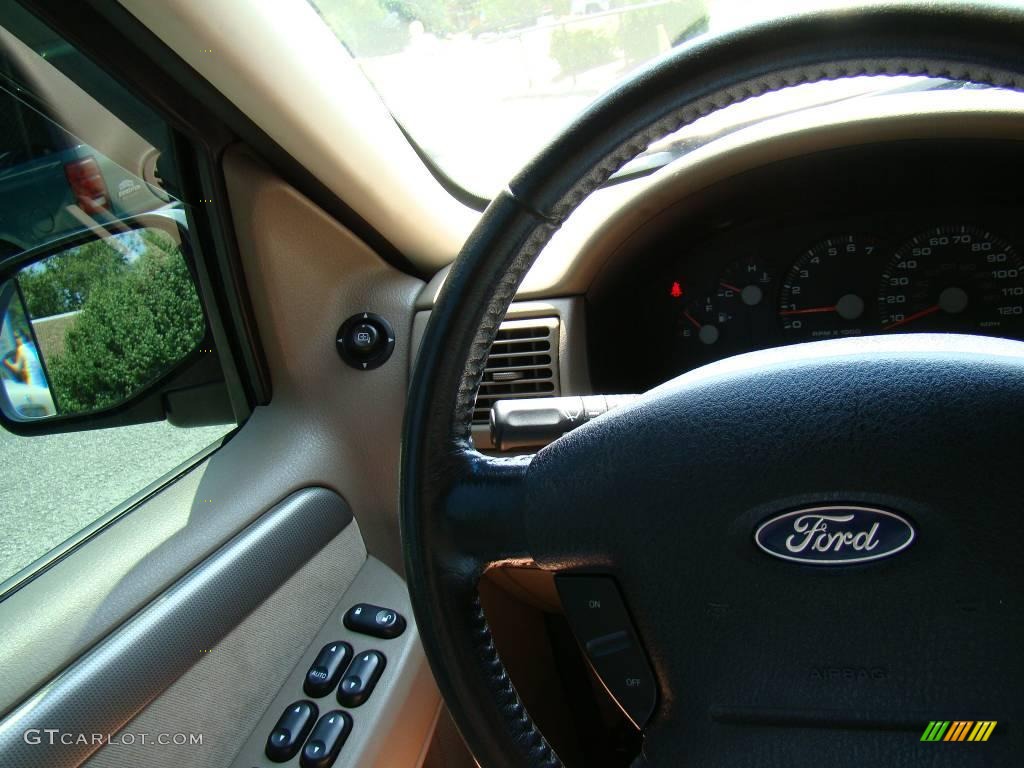 2004 Explorer XLT 4x4 - Redfire Metallic / Medium Parchment photo #17