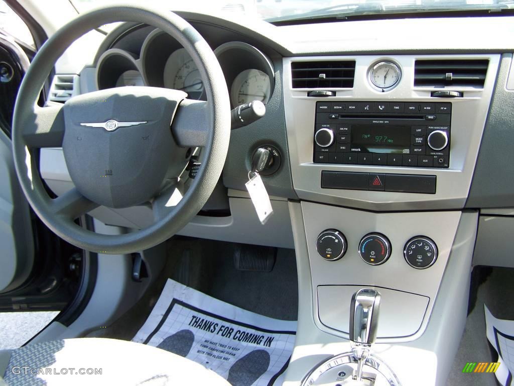 2008 Sebring LX Sedan - Brilliant Black Crystal Pearl / Dark Slate Gray/Light Slate Gray photo #11