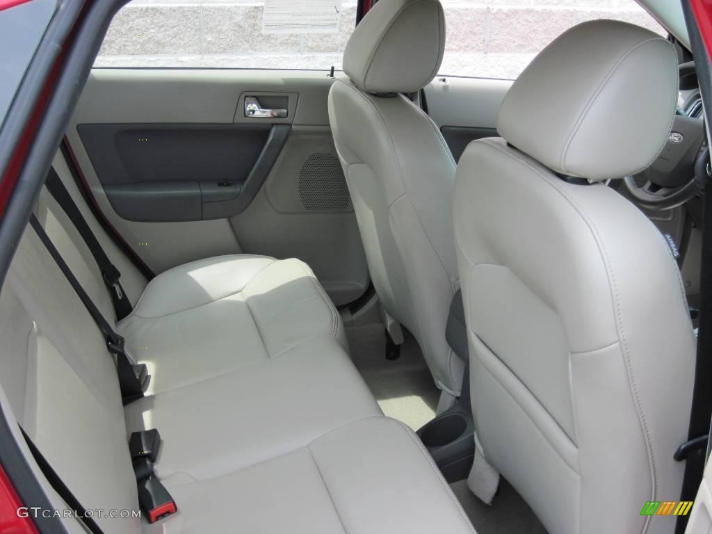 2008 Focus SES Sedan - Vermillion Red / Medium Stone photo #6