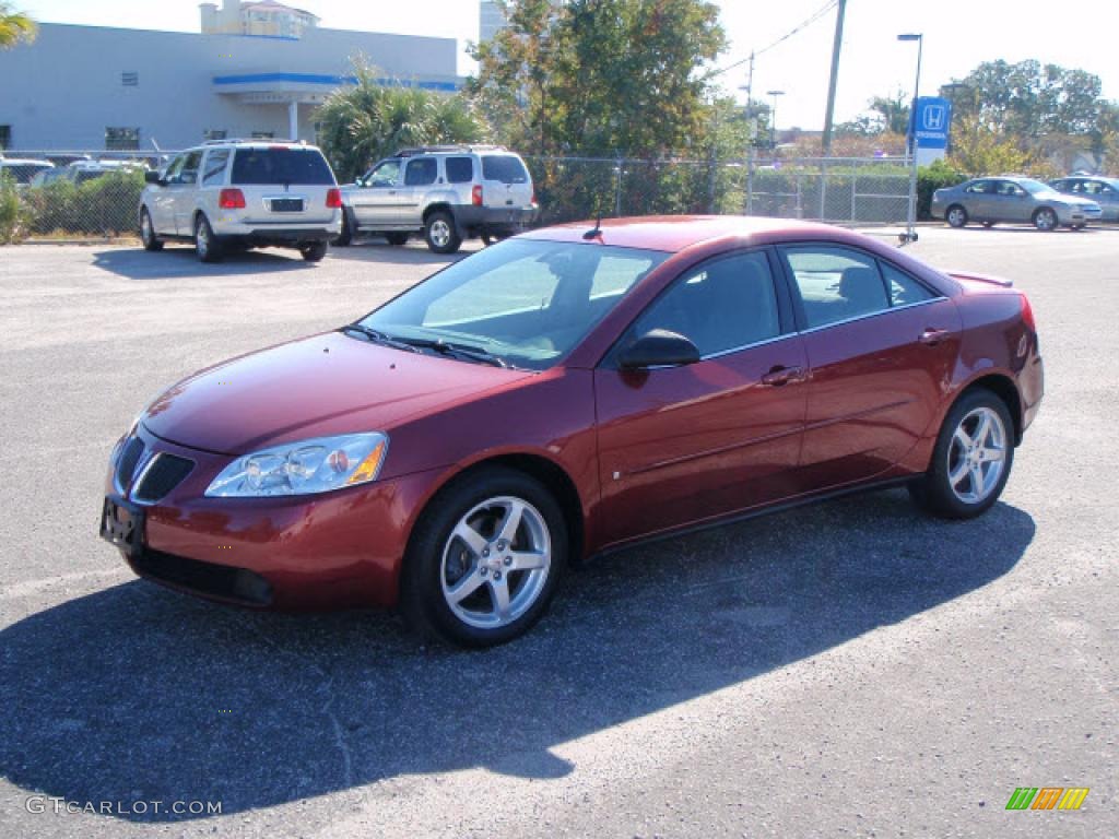 2008 G6 V6 Sedan - Performance Red Metallic / Ebony Black photo #1