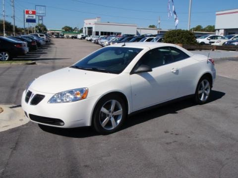 White Pontiac G6 Convertible. 2008 Ivory White Pontiac G6 GT Convertible middot; 2008 Ivory White Pontiac G6