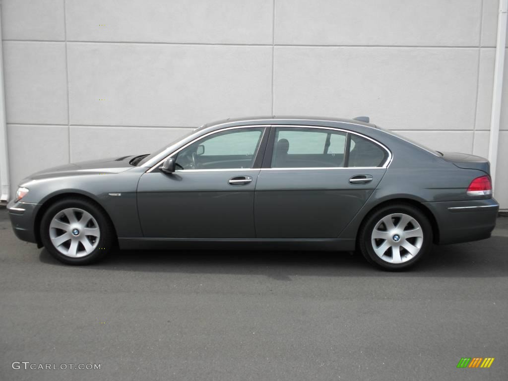 2007 7 Series 750Li Sedan - Titanium Grey Metallic / Black photo #1