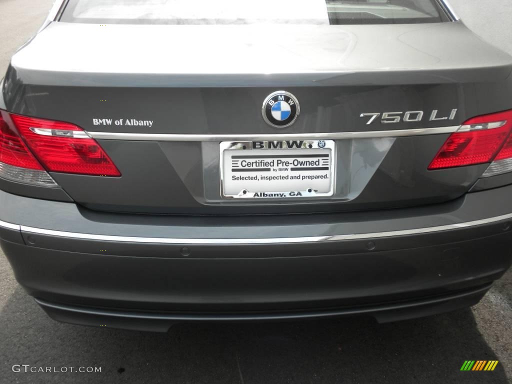 2007 7 Series 750Li Sedan - Titanium Grey Metallic / Black photo #4