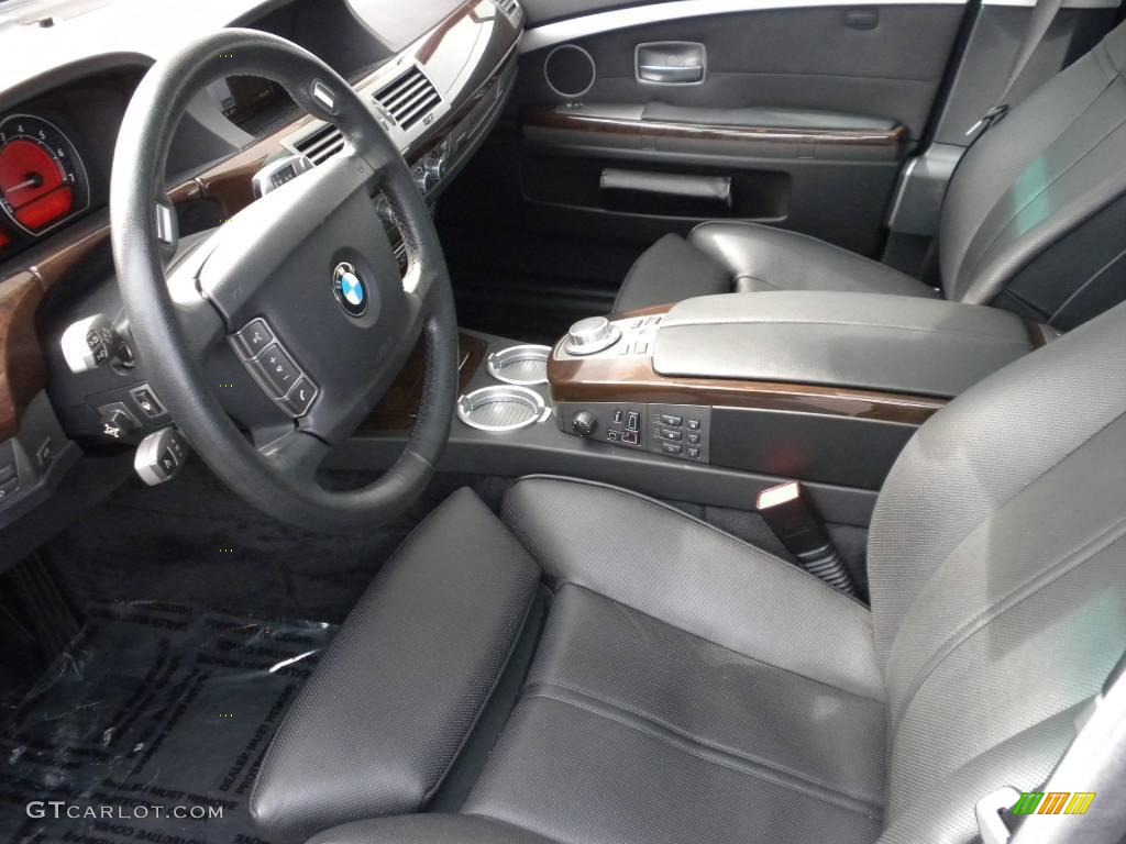 2007 7 Series 750Li Sedan - Titanium Grey Metallic / Black photo #6