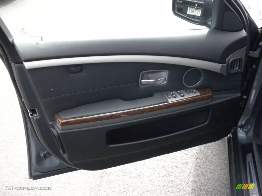 2007 7 Series 750Li Sedan - Titanium Grey Metallic / Black photo #8
