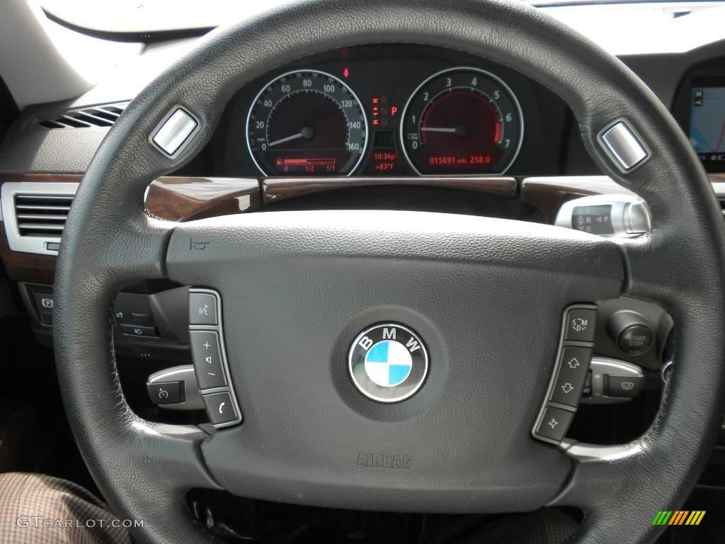 2007 7 Series 750Li Sedan - Titanium Grey Metallic / Black photo #15