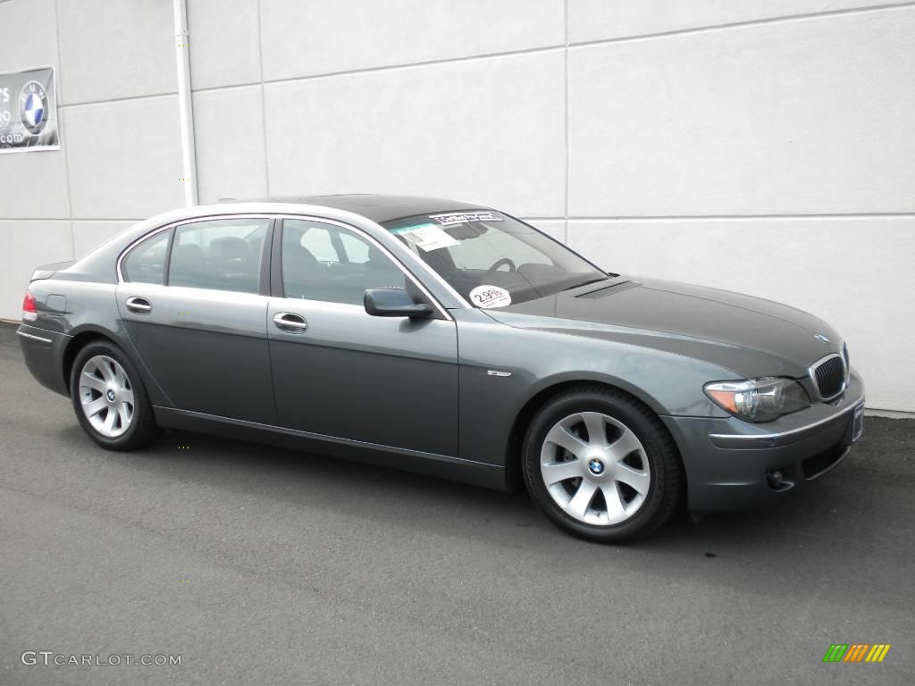 2007 7 Series 750Li Sedan - Titanium Grey Metallic / Black photo #22