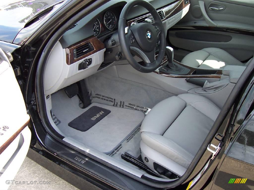 2008 3 Series 328i Sedan - Jet Black / Gray photo #9