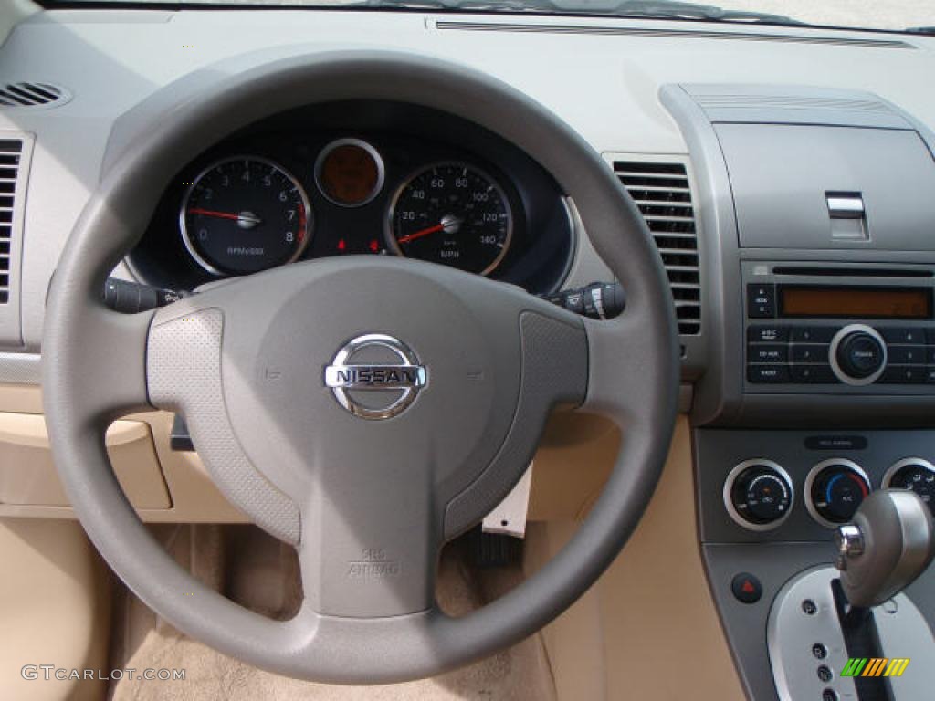 2007 Sentra 2.0 - Fresh Powder White / Beige photo #4
