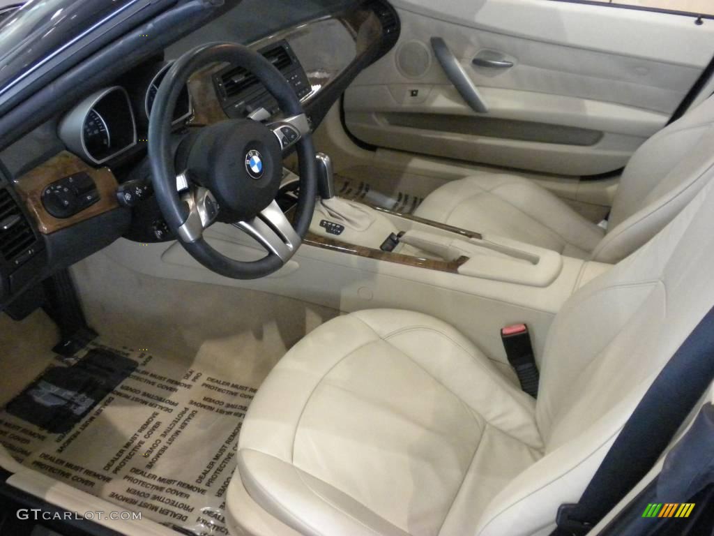 2006 Z4 3.0si Roadster - Jet Black / Beige photo #6