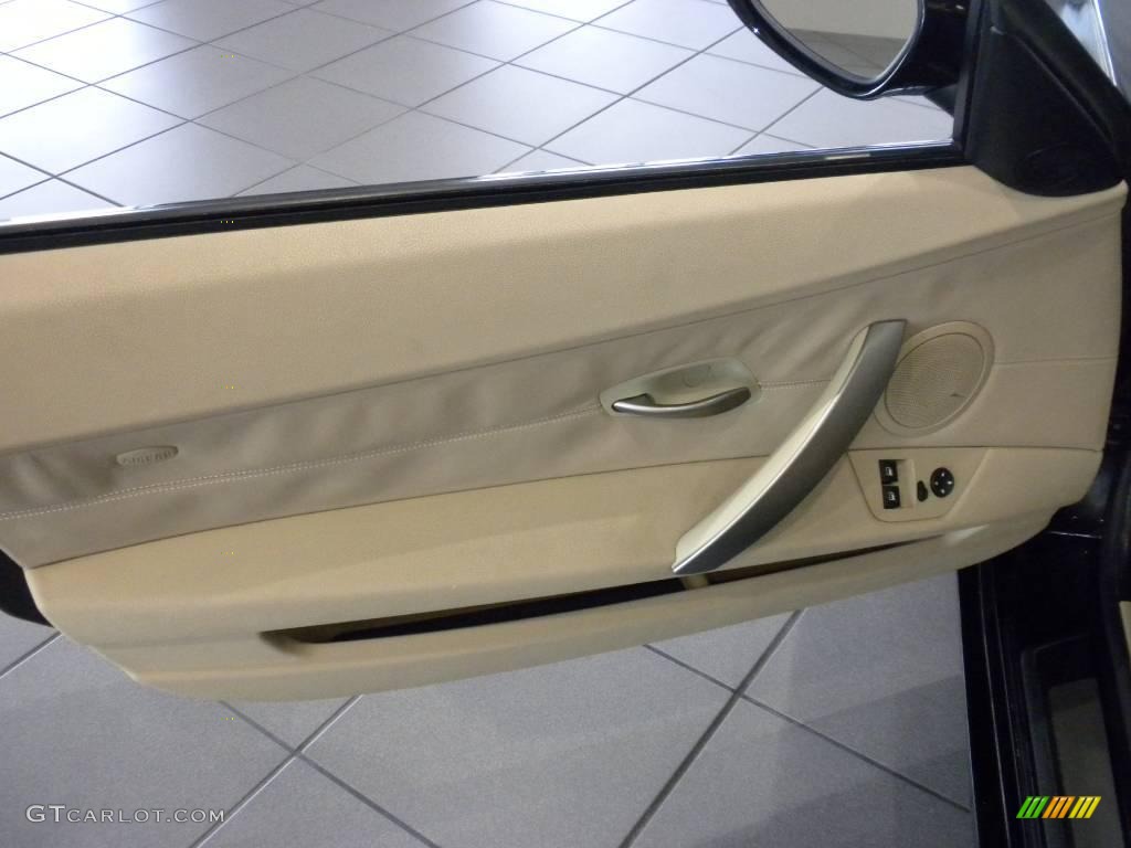 2006 Z4 3.0si Roadster - Jet Black / Beige photo #7