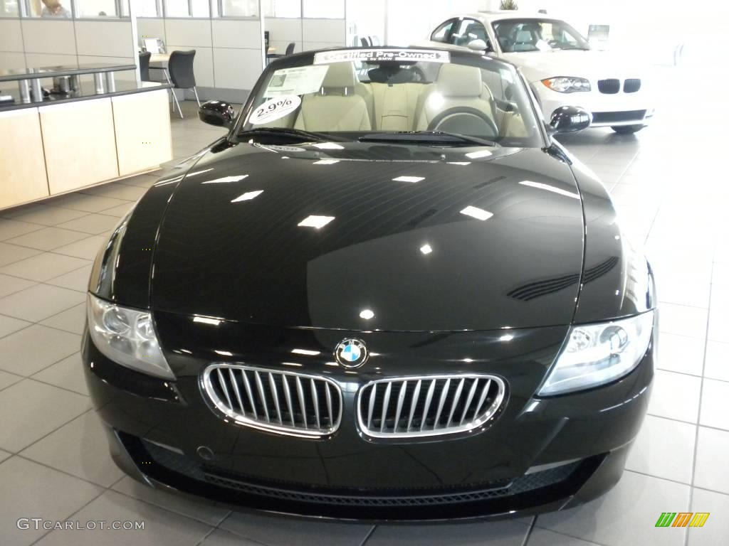 2006 Z4 3.0si Roadster - Jet Black / Beige photo #11