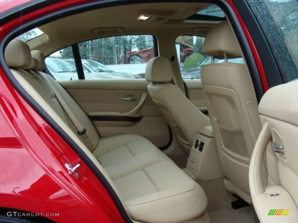 2009 3 Series 328i Sedan - Crimson Red / Beige photo #20