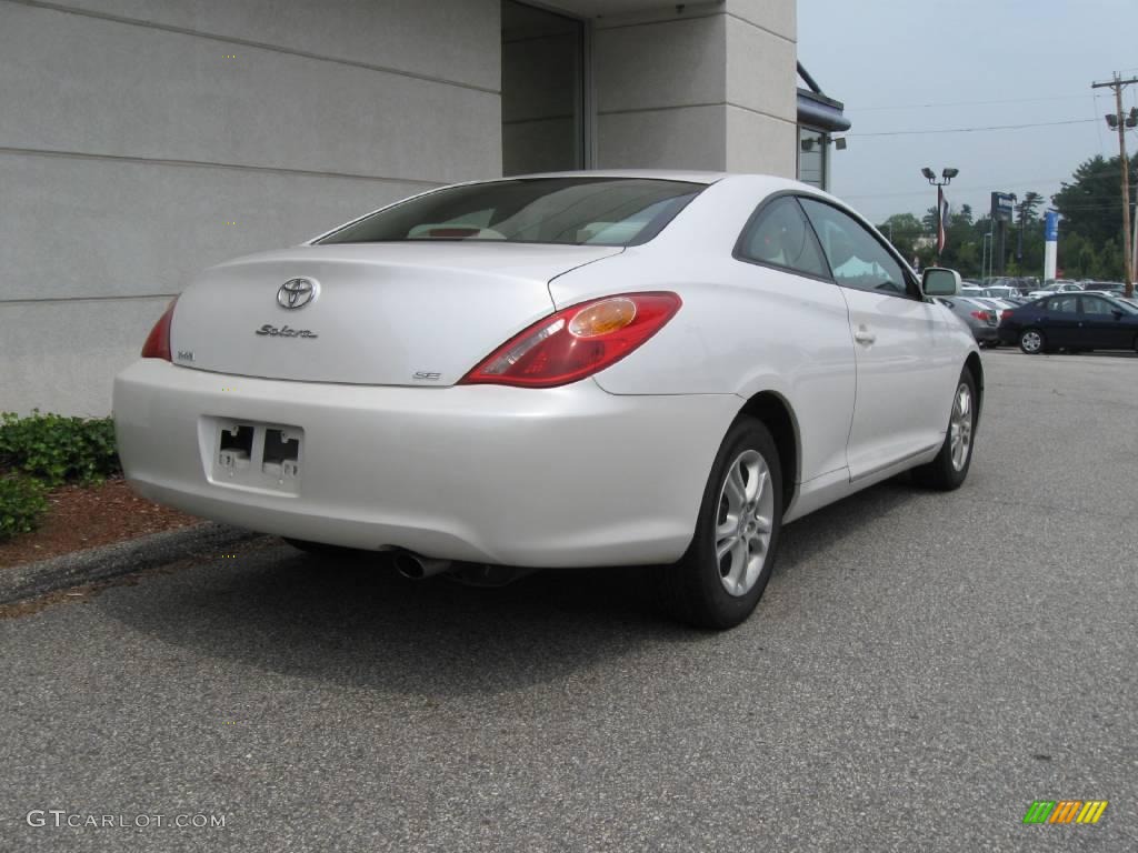 2006 Solara SE Coupe - Arctic Frost Pearl / Ivory photo #3