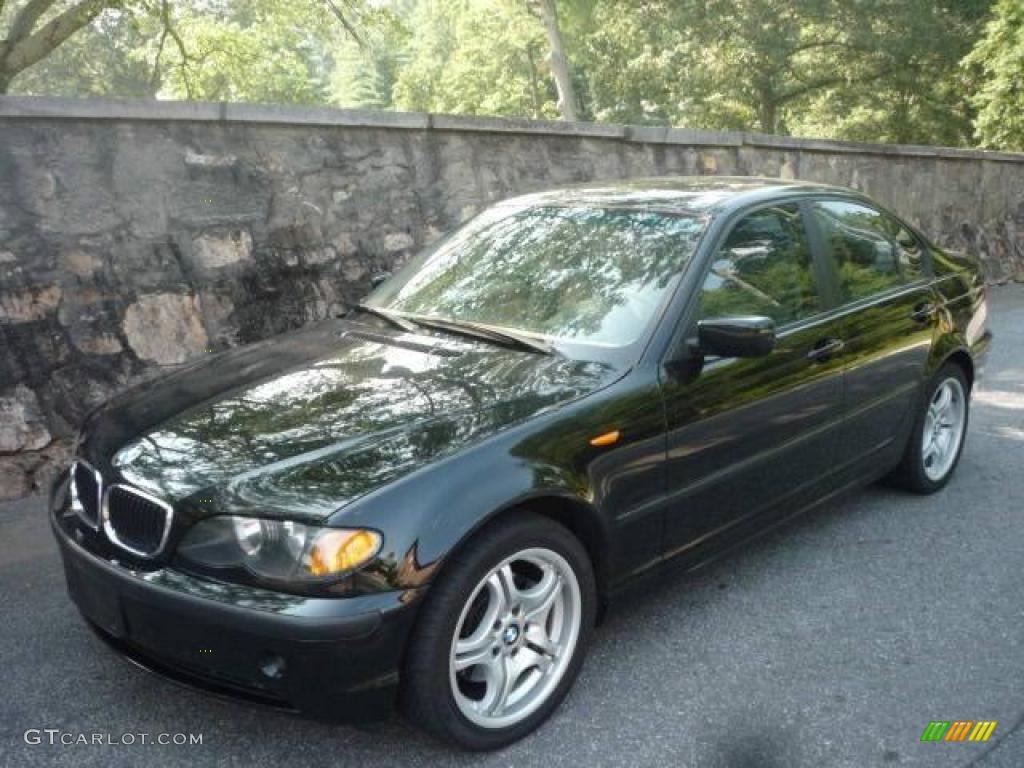 2003 3 Series 325i Sedan - Jet Black / Sand photo #2