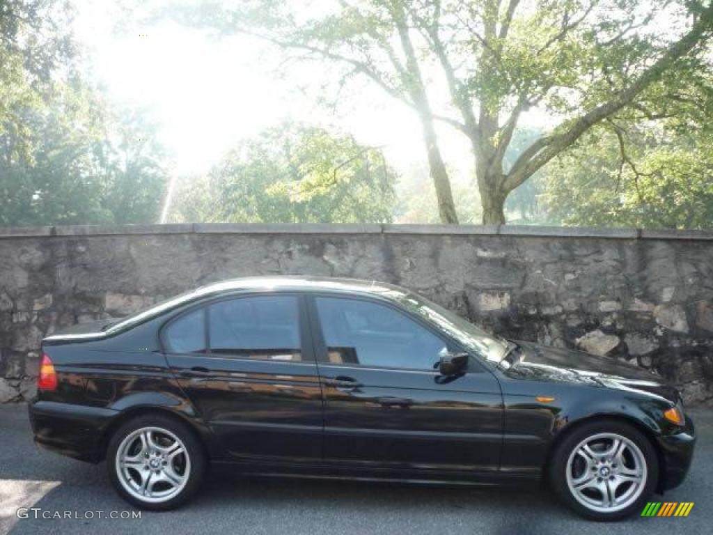 2003 3 Series 325i Sedan - Jet Black / Sand photo #11