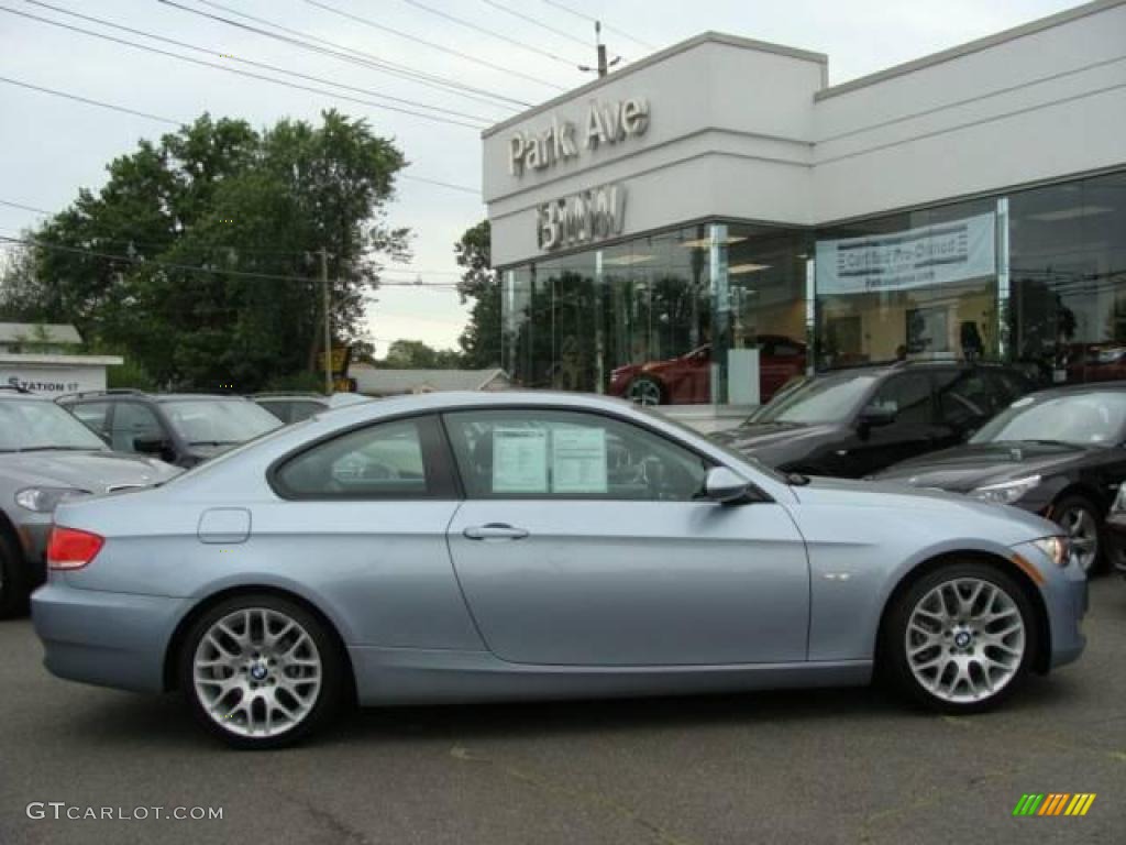 2009 3 Series 328i Coupe - Blue Water Metallic / Grey Dakota Leather photo #1