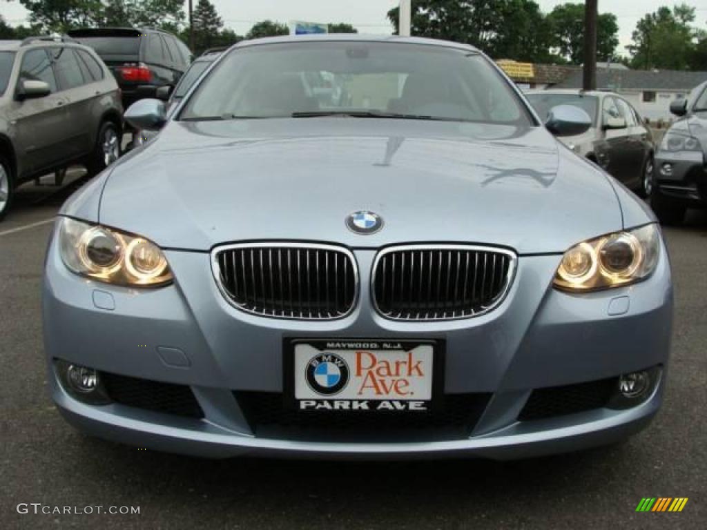 2009 3 Series 328i Coupe - Blue Water Metallic / Grey Dakota Leather photo #3