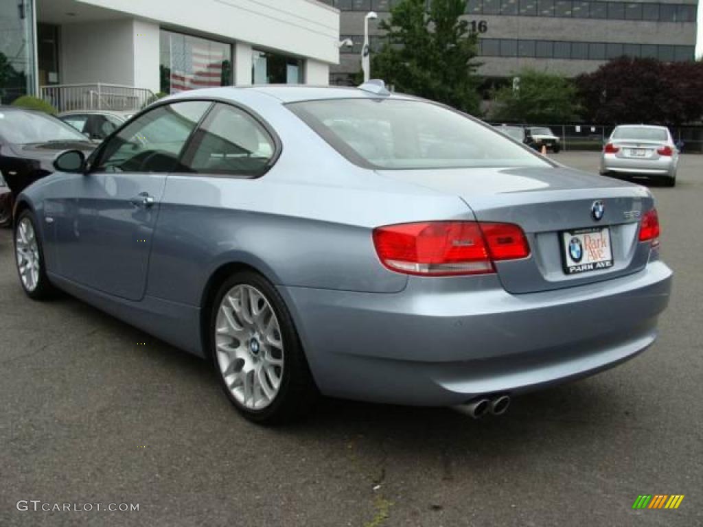 2009 3 Series 328i Coupe - Blue Water Metallic / Grey Dakota Leather photo #6