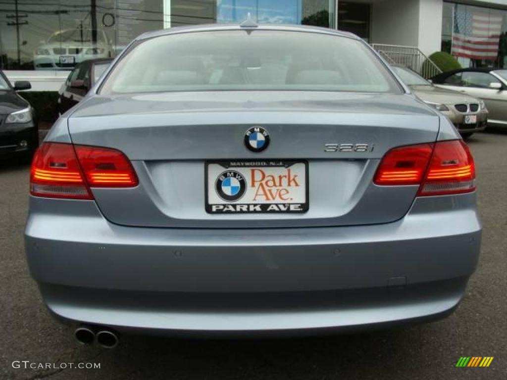 2009 3 Series 328i Coupe - Blue Water Metallic / Grey Dakota Leather photo #7