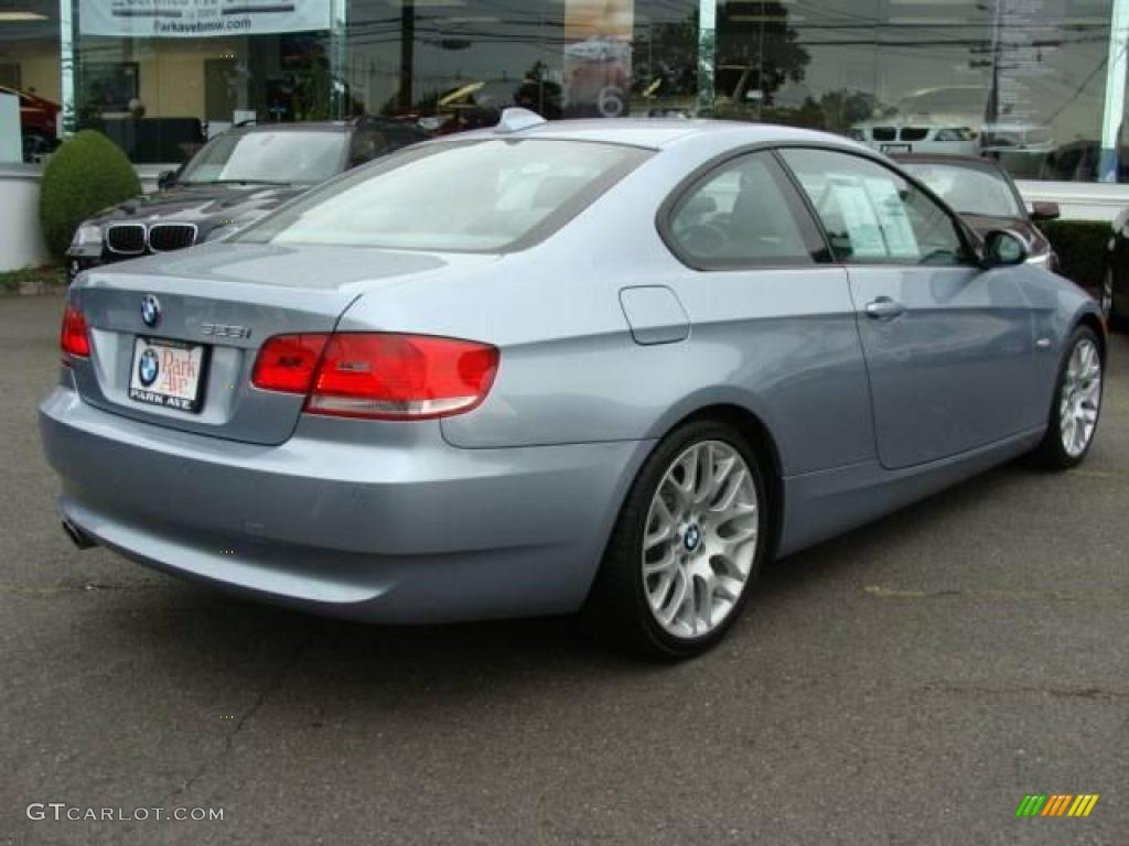 2009 3 Series 328i Coupe - Blue Water Metallic / Grey Dakota Leather photo #8