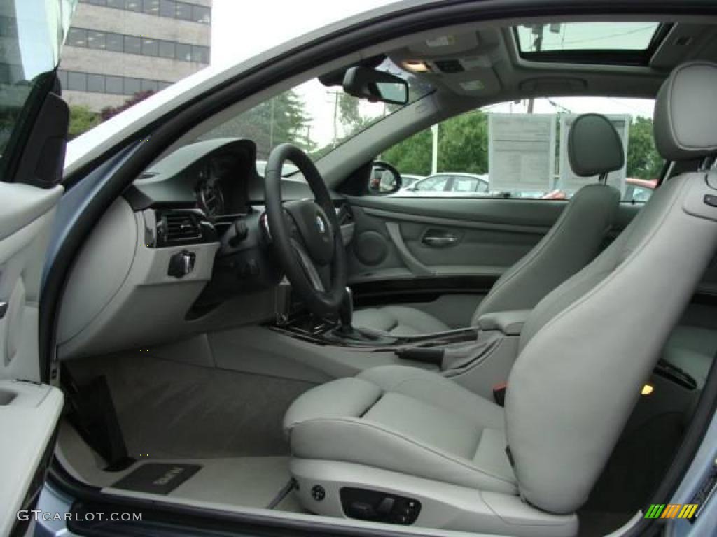2009 3 Series 328i Coupe - Blue Water Metallic / Grey Dakota Leather photo #10