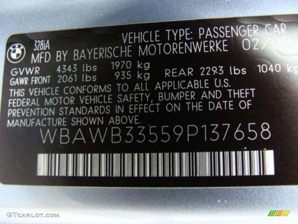 2009 3 Series 328i Coupe - Blue Water Metallic / Grey Dakota Leather photo #25