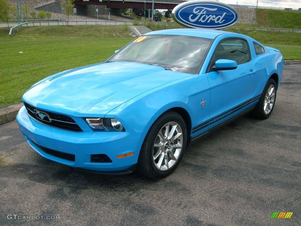 Grabber Blue Ford Mustang