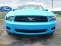 2010 Grabber Blue Ford Mustang V6 Coupe  photo #3