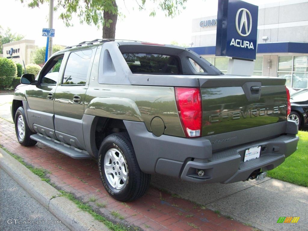 2002 Avalanche The North Face Edition 4x4 - Medium Sage Green Metallic / Cedar Green/Graphite photo #7