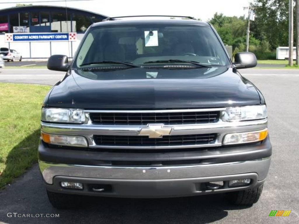 2004 Tahoe LS 4x4 - Black / Tan/Neutral photo #3