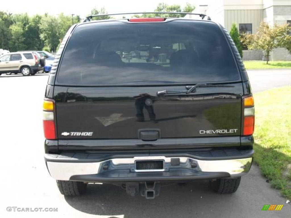 2004 Tahoe LS 4x4 - Black / Tan/Neutral photo #5