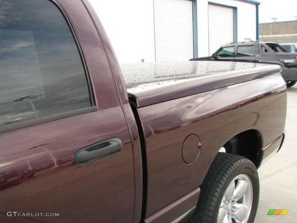 2004 Ram 1500 Laramie Quad Cab 4x4 - Deep Molten Red Pearl / Dark Slate Gray photo #8