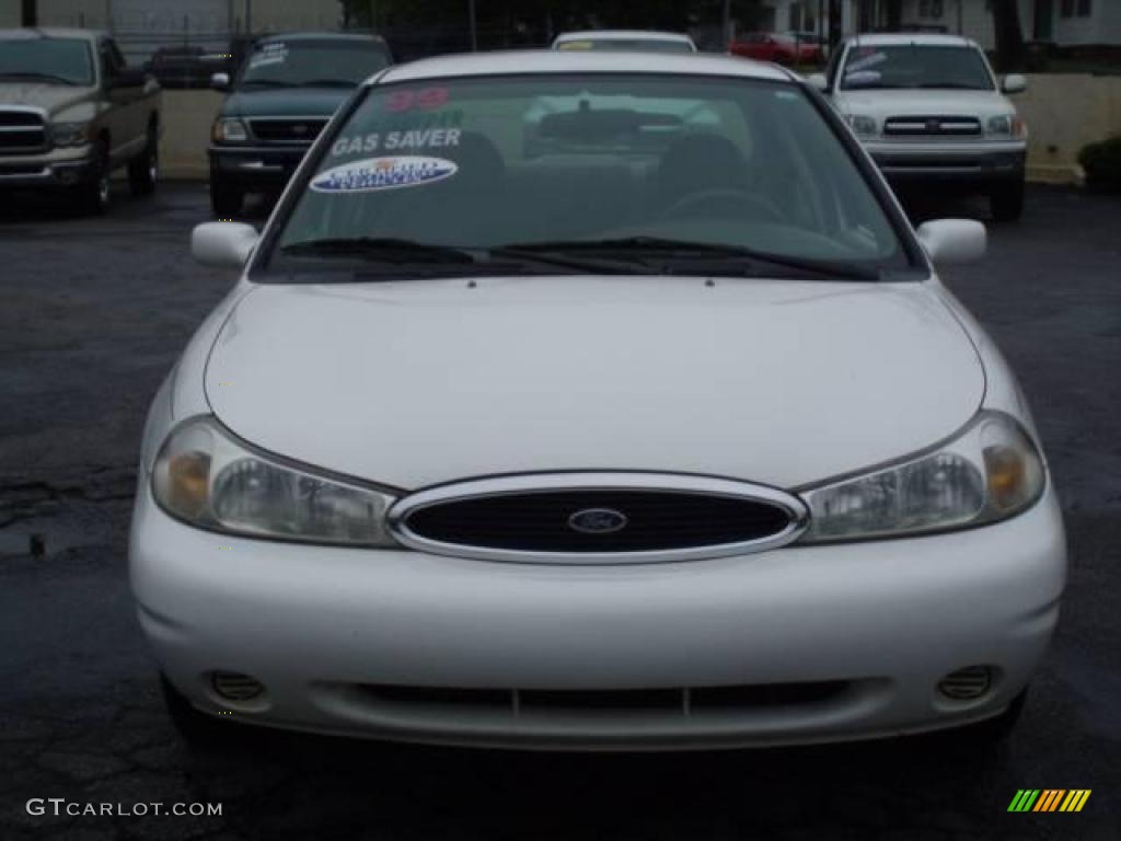 1999 Contour SE - Vibrant White / Medium Dark Prairie Tan photo #3