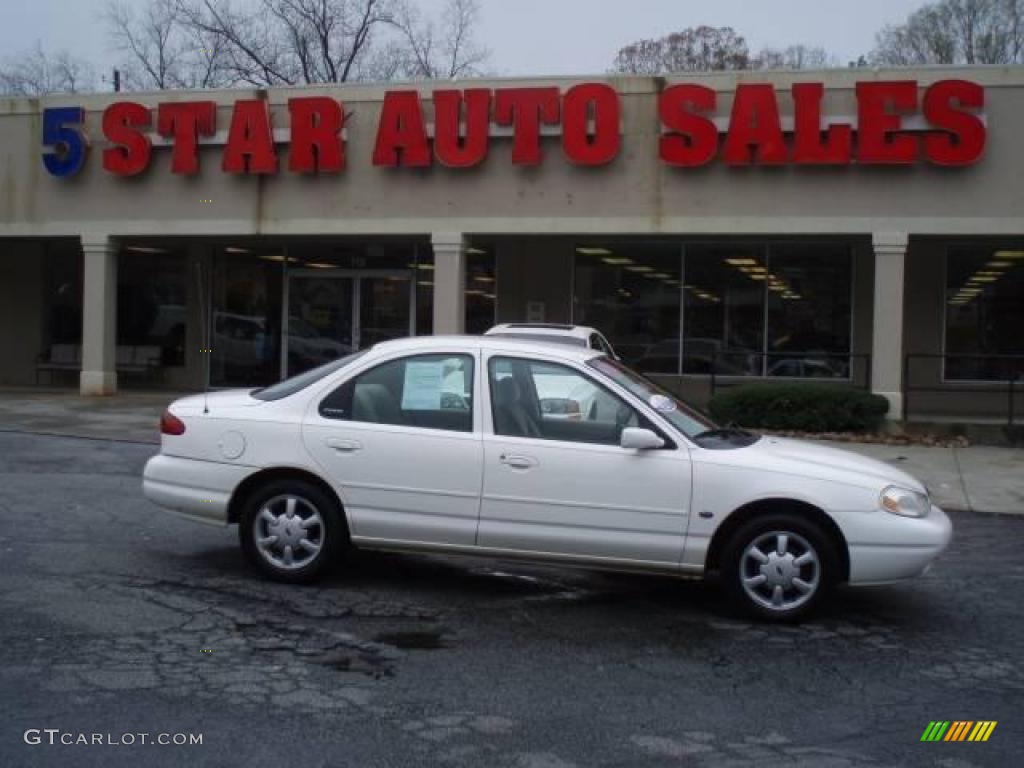 1999 Contour SE - Vibrant White / Medium Dark Prairie Tan photo #5