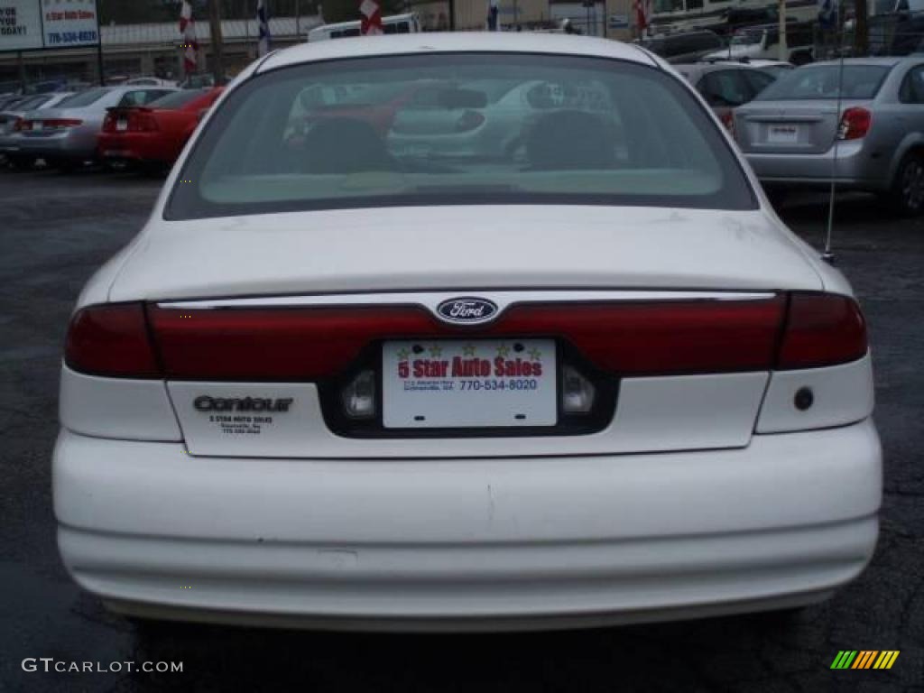 1999 Contour SE - Vibrant White / Medium Dark Prairie Tan photo #6