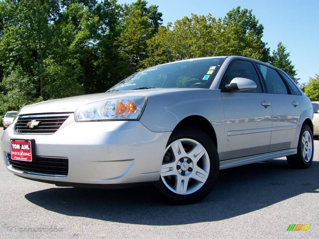 2006 Malibu Maxx LT Wagon - Silverstone Metallic / Ebony Black photo #5