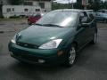 2001 Rainforest Green Metallic Ford Focus ZX3 Coupe  photo #3
