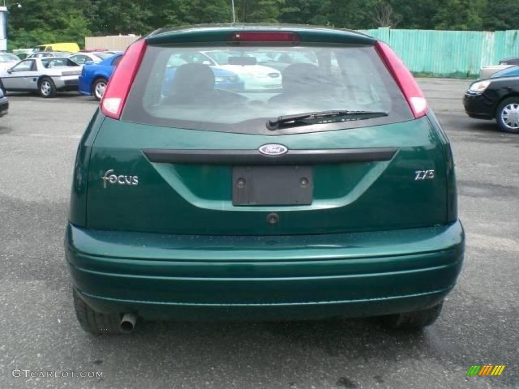 2001 Focus ZX3 Coupe - Rainforest Green Metallic / Medium Graphite Grey photo #6