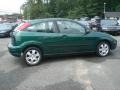 2001 Rainforest Green Metallic Ford Focus ZX3 Coupe  photo #8