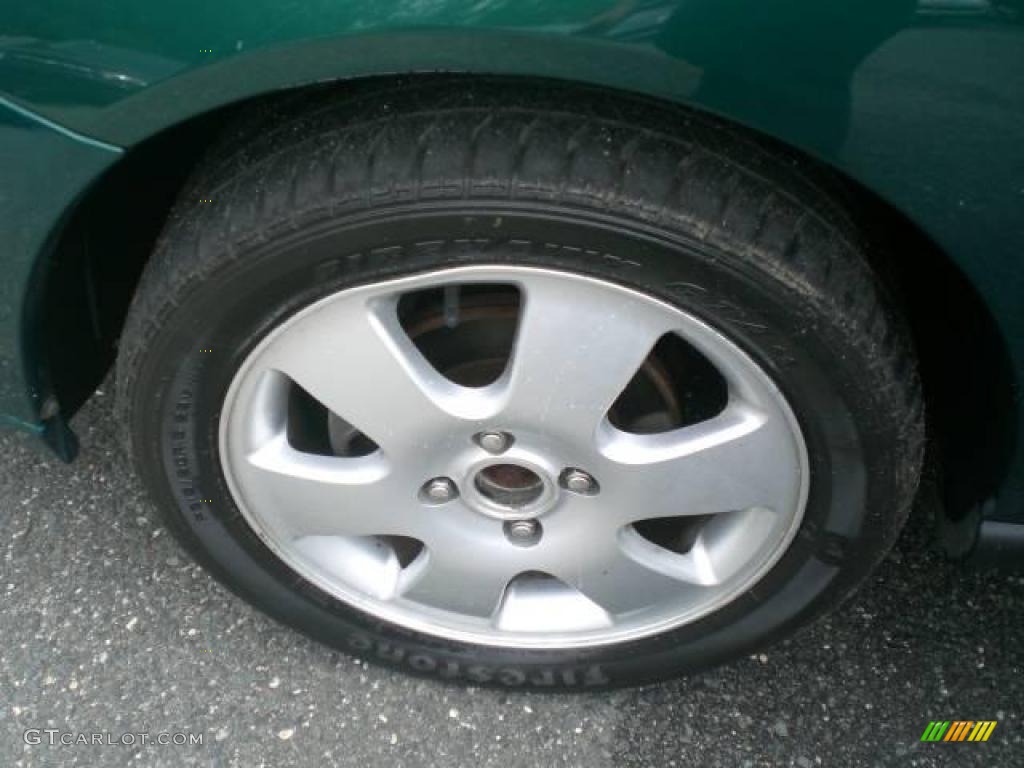 2001 Focus ZX3 Coupe - Rainforest Green Metallic / Medium Graphite Grey photo #18