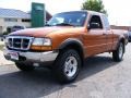 Mandarin Gold Metallic 2000 Ford Ranger XLT SuperCab 4x4