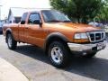 2000 Mandarin Gold Metallic Ford Ranger XLT SuperCab 4x4  photo #7