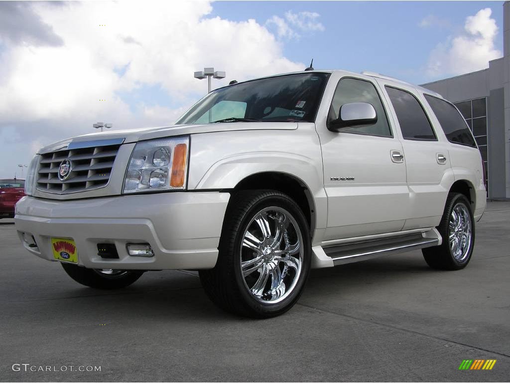 White Diamond Cadillac Escalade