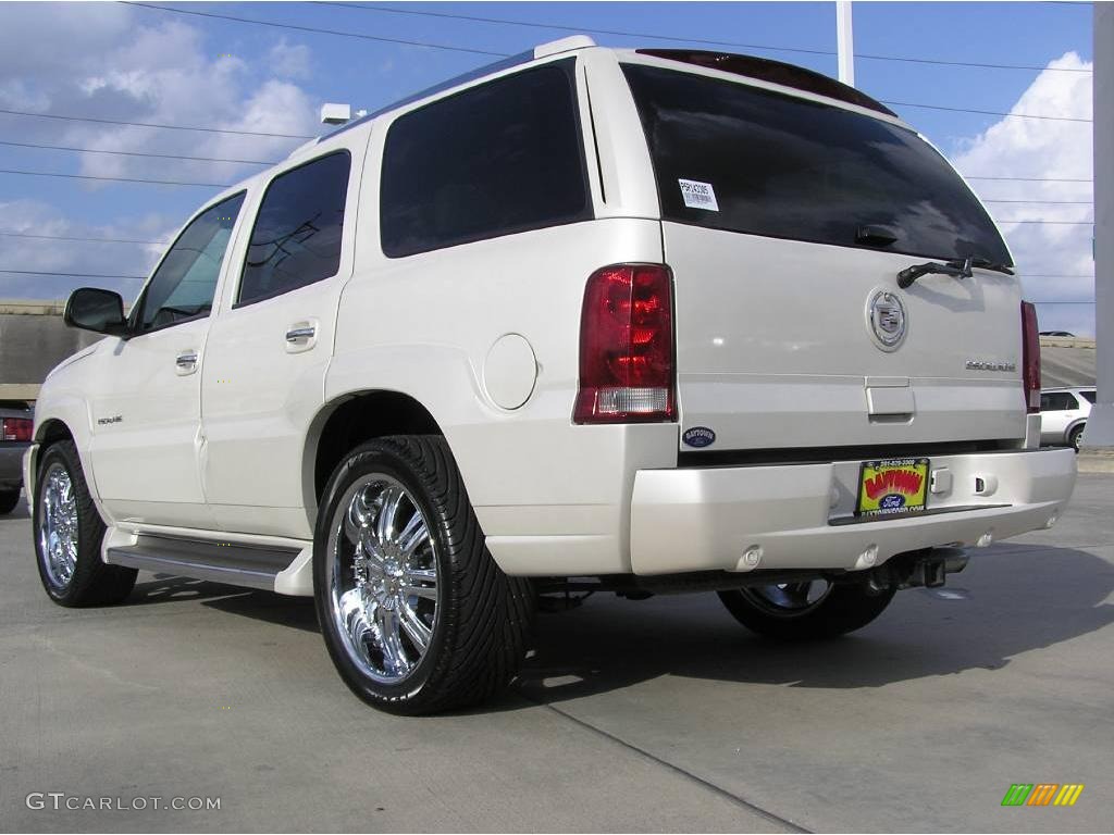 2005 Escalade  - White Diamond / Shale photo #3