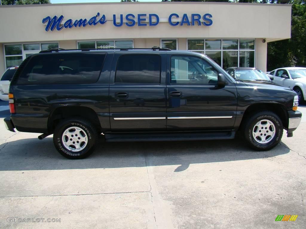 2005 Suburban 1500 LS - Dark Gray Metallic / Tan/Neutral photo #1