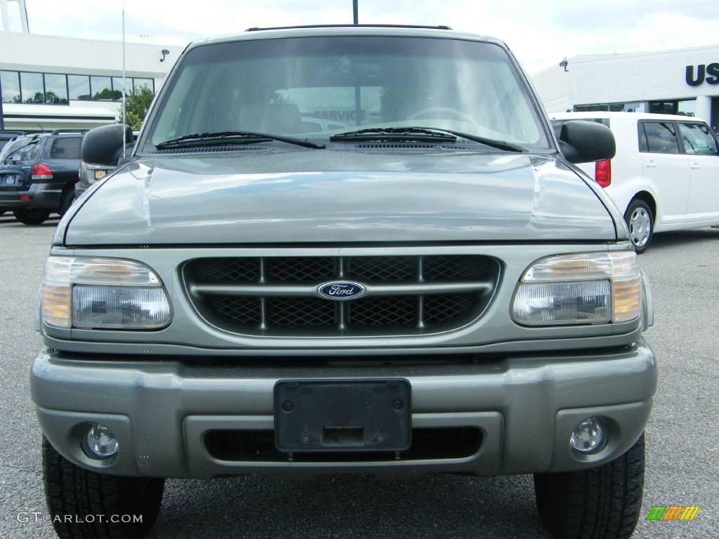 1999 Explorer Limited 4x4 - Spruce Green Metallic / Medium Prairie Tan photo #8