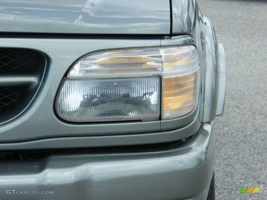 1999 Explorer Limited 4x4 - Spruce Green Metallic / Medium Prairie Tan photo #9