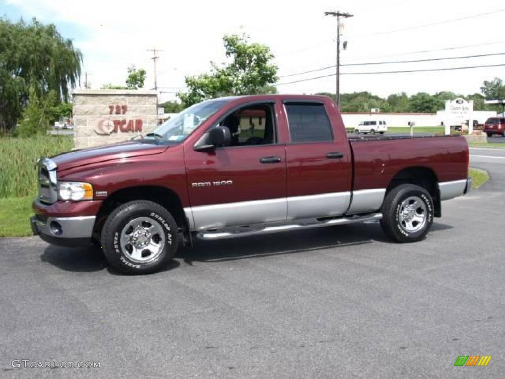 Dark Garnet Red Pearl Dodge Ram 1500