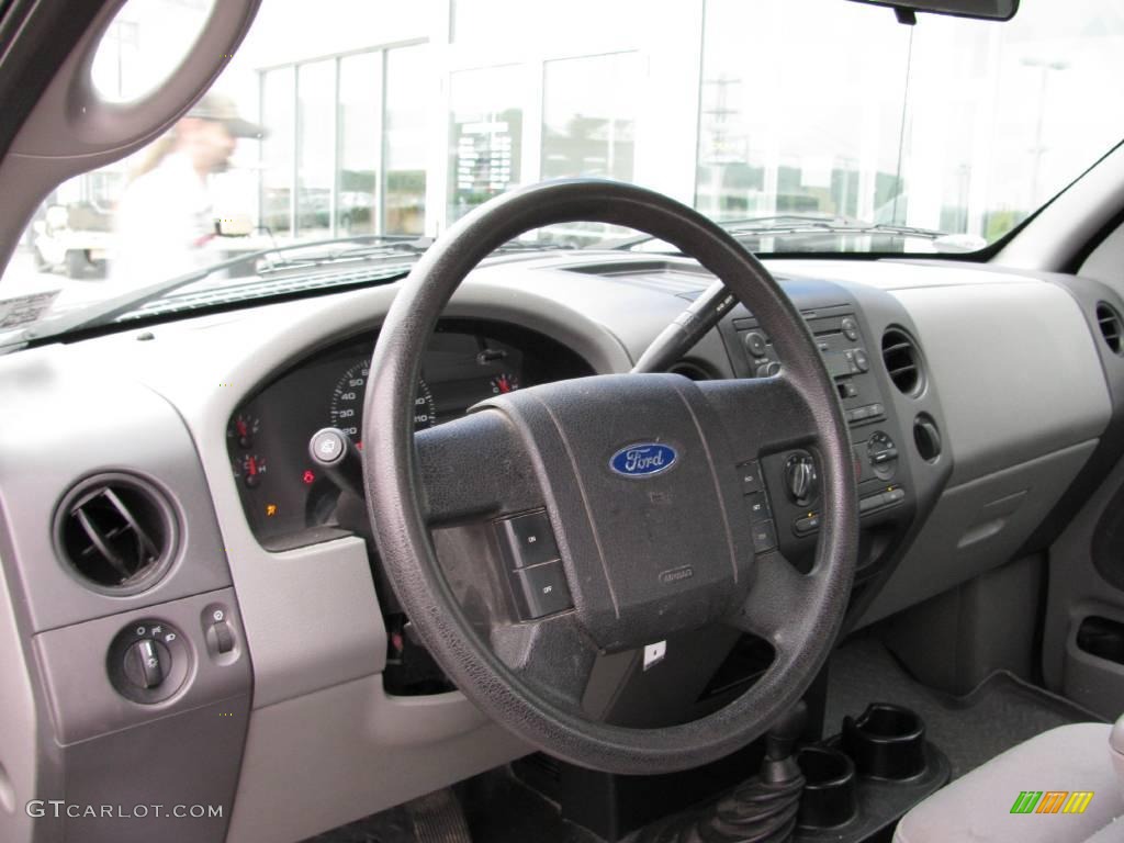 2005 F150 STX SuperCab 4x4 - Dark Stone Metallic / Medium Flint Grey photo #14